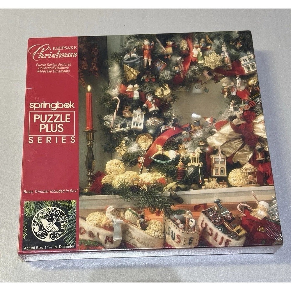 Springbok‎ A Keepsake Christmas 500 Pcs Jigsaw Puzzle Hallmark Ornaments